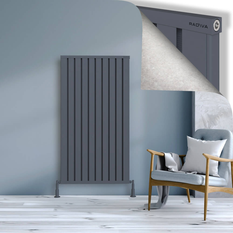 OBI Dekoratif Alüminyum Radyatör 1500x804 Antrasit