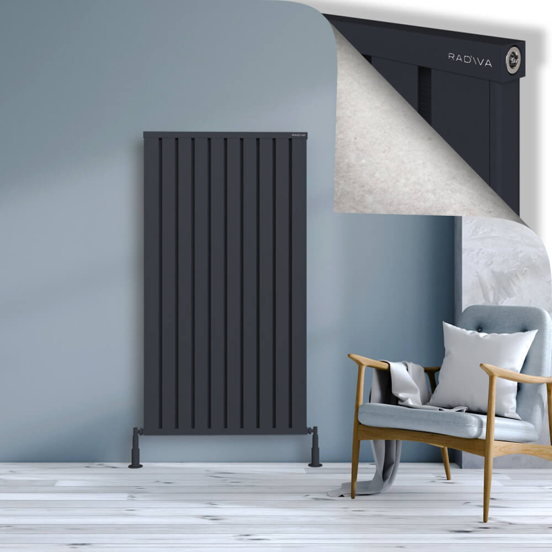 OBI Dekoratif Alüminyum Radyatör 1500x804 Koyu Antrasit