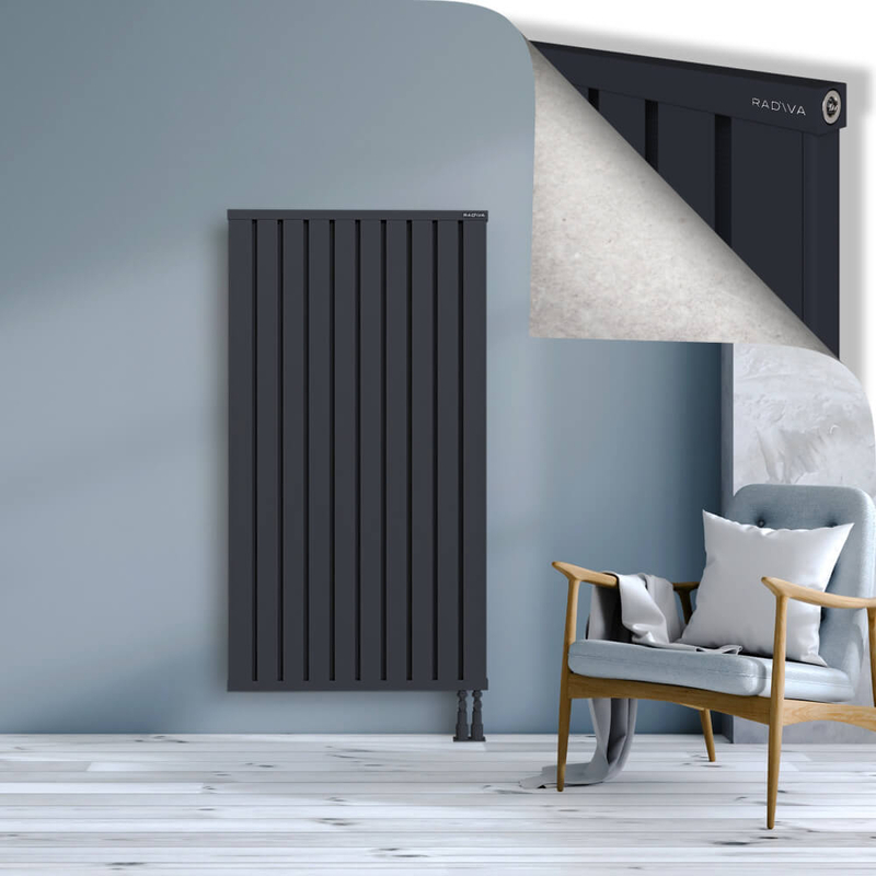 OBI Dekoratif Alüminyum Radyatör 1500x804 Koyu Antrasit