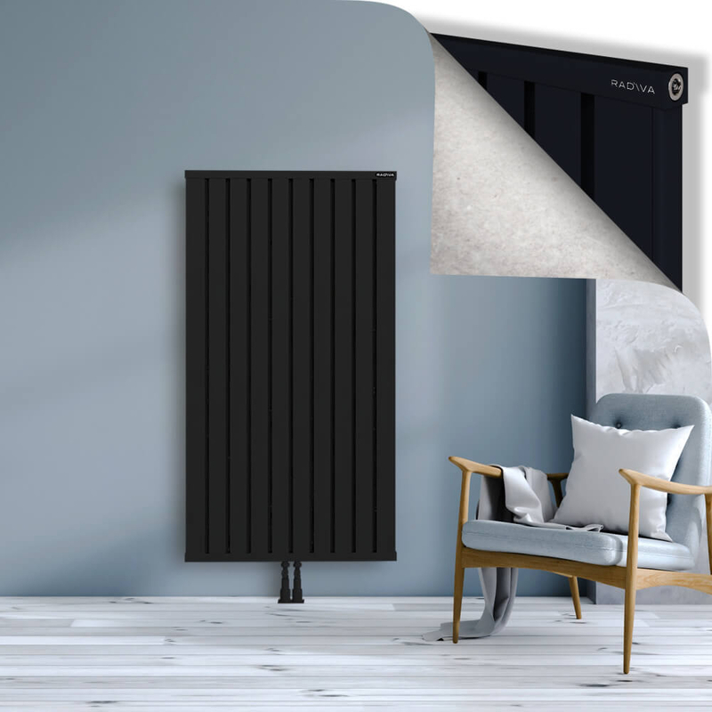 OBI Dekoratif Alüminyum Radyatör 1500x804 Siyah