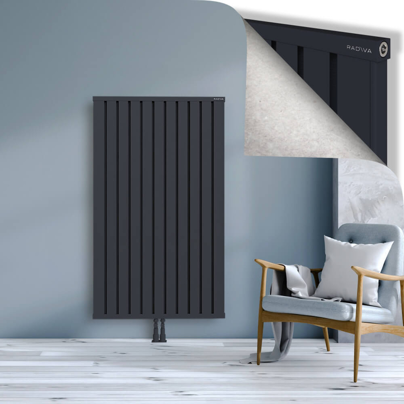 OBI Dekoratif Alüminyum Radyatör 1500x884 Koyu Antrasit