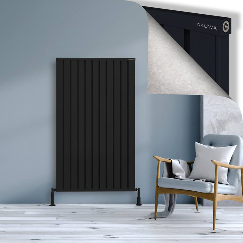OBI Dekoratif Alüminyum Radyatör 1500x884 Siyah