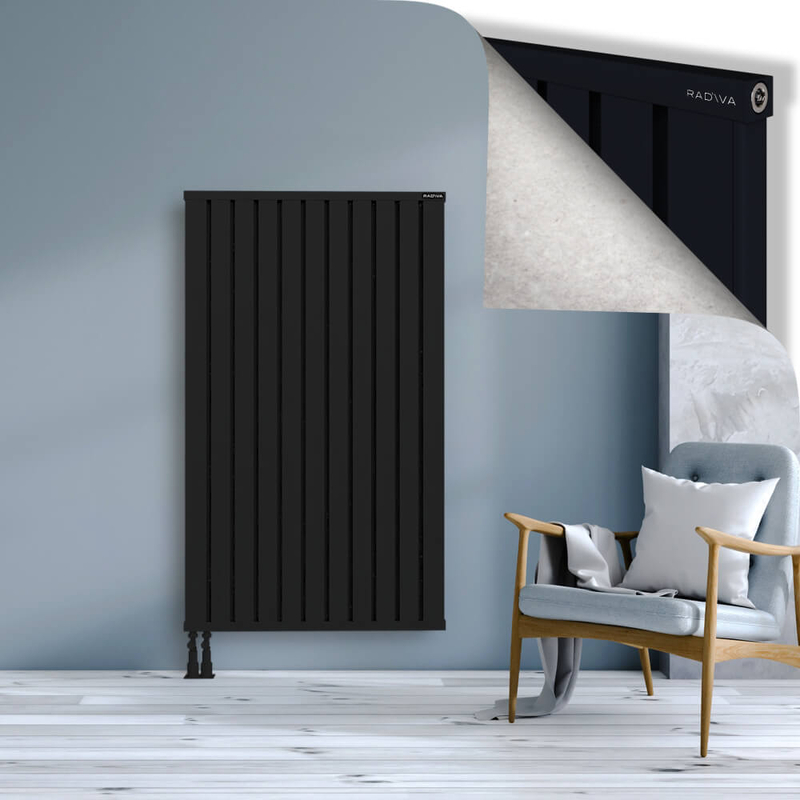 OBI Dekoratif Alüminyum Radyatör 1500x884 Siyah