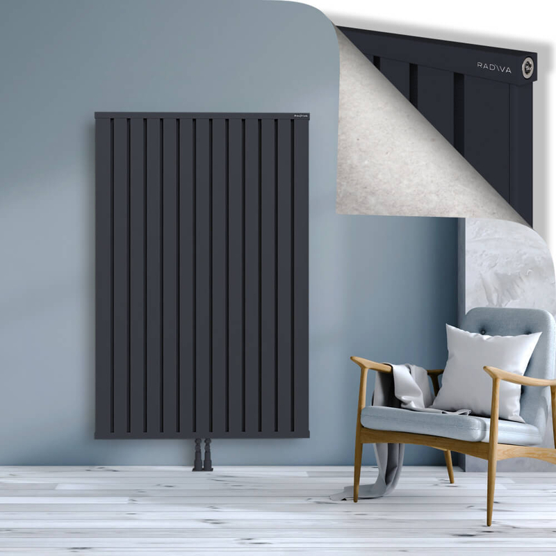 OBI Dekoratif Alüminyum Radyatör 1600x1044 Koyu Antrasit