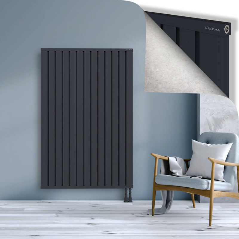 OBI Dekoratif Alüminyum Radyatör 1600x1044 Koyu Antrasit