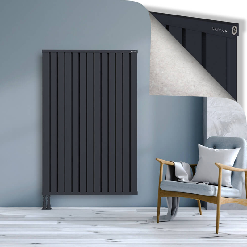 OBI Dekoratif Alüminyum Radyatör 1600x1044 Koyu Antrasit