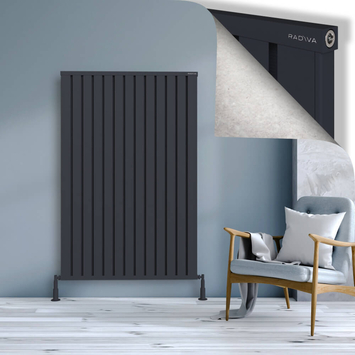 Radiva - Obi Dekoratif Alüminyum Radyatör 1600x1044 Koyu Antrasit