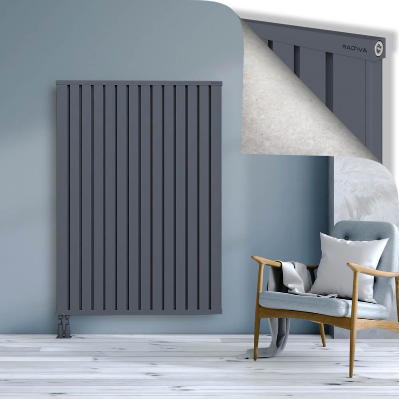 OBI Dekoratif Alüminyum Radyatör 1600x1124 Antrasit