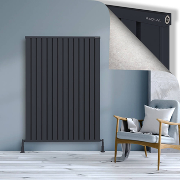 Radiva - Obi Dekoratif Alüminyum Radyatör 1600x1124 Koyu Antrasit