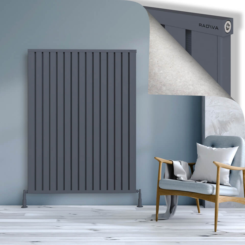 OBI Dekoratif Alüminyum Radyatör 1600x1204 Antrasit