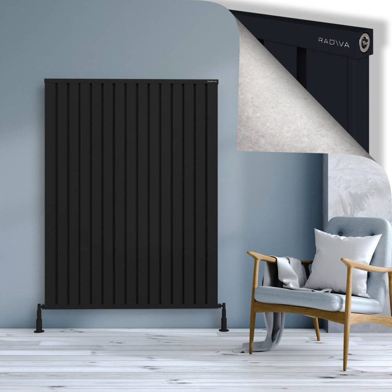 OBI Dekoratif Alüminyum Radyatör 1600x1204 Siyah