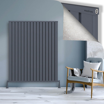 Radiva - Obi Dekoratif Alüminyum Radyatör 1600x1284 Antrasit