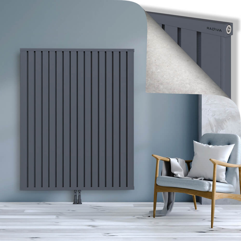 OBI Dekoratif Alüminyum Radyatör 1600x1284 Antrasit