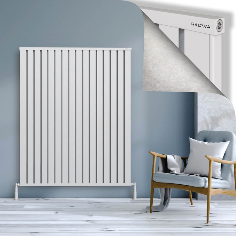 OBI Dekoratif Alüminyum Radyatör 1600x1284 Beyaz