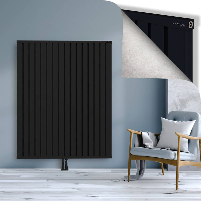 OBI Dekoratif Alüminyum Radyatör 1600x1284 Siyah