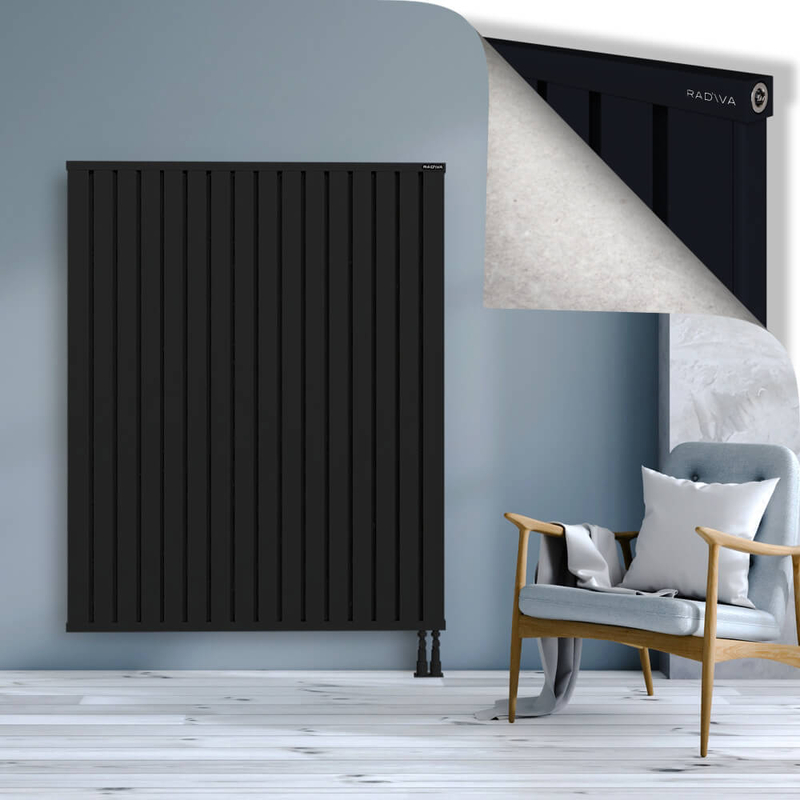 OBI Dekoratif Alüminyum Radyatör 1600x1284 Siyah