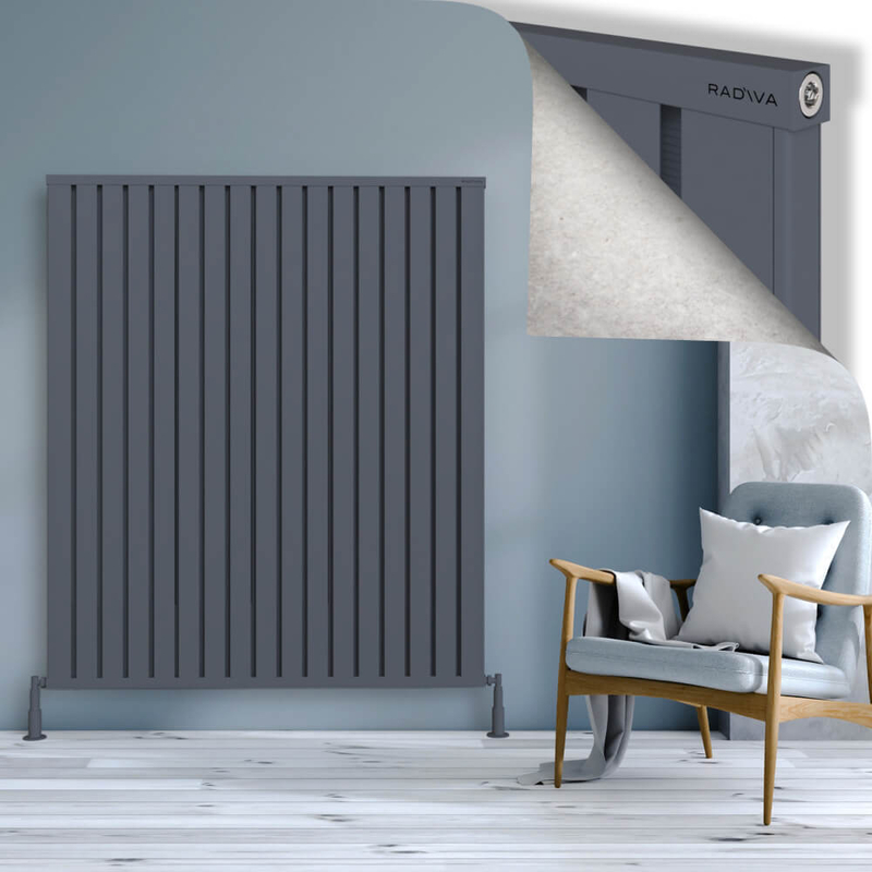OBI Dekoratif Alüminyum Radyatör 1600x1364 Antrasit