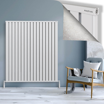 Radiva - Obi Dekoratif Alüminyum Radyatör 1600x1364 Beyaz