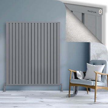 Radiva - Obi Dekoratif Alüminyum Radyatör 1600x1364 Gri