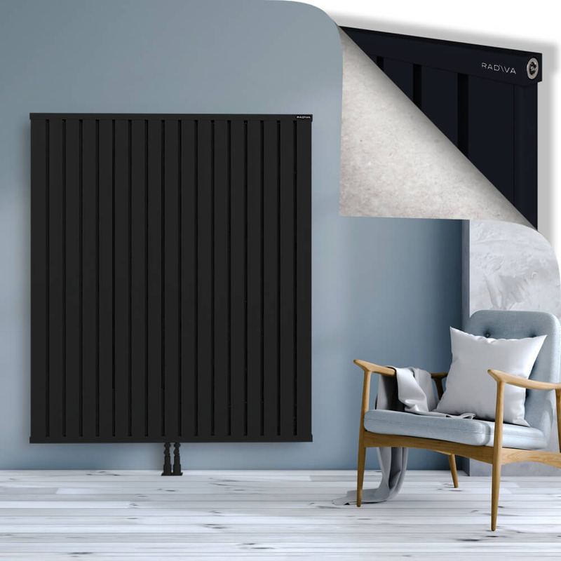 OBI Dekoratif Alüminyum Radyatör 1600x1364 Siyah