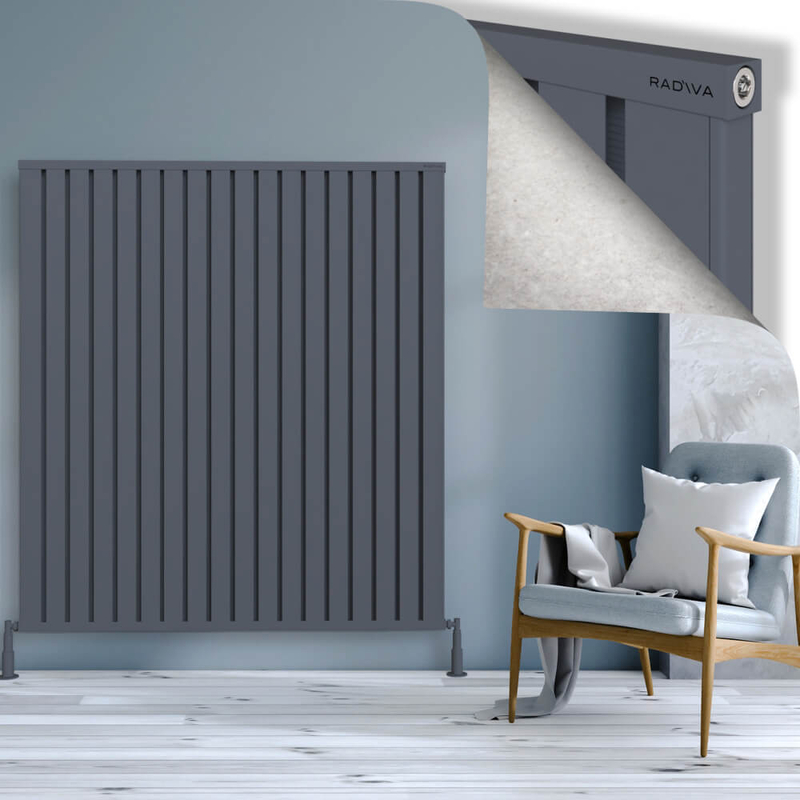 OBI Dekoratif Alüminyum Radyatör 1600x1444 Antrasit