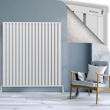 Radiva - Obi Dekoratif Alüminyum Radyatör 1600x1444 Beyaz