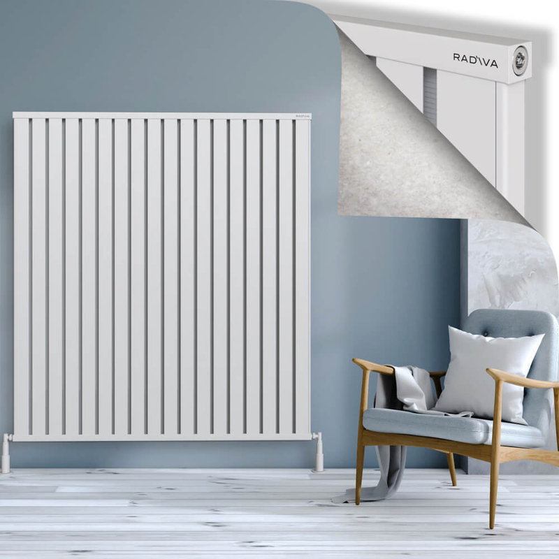 OBI Dekoratif Alüminyum Radyatör 1600x1444 Beyaz