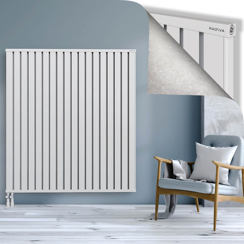 OBI Dekoratif Alüminyum Radyatör 1600x1444 Beyaz