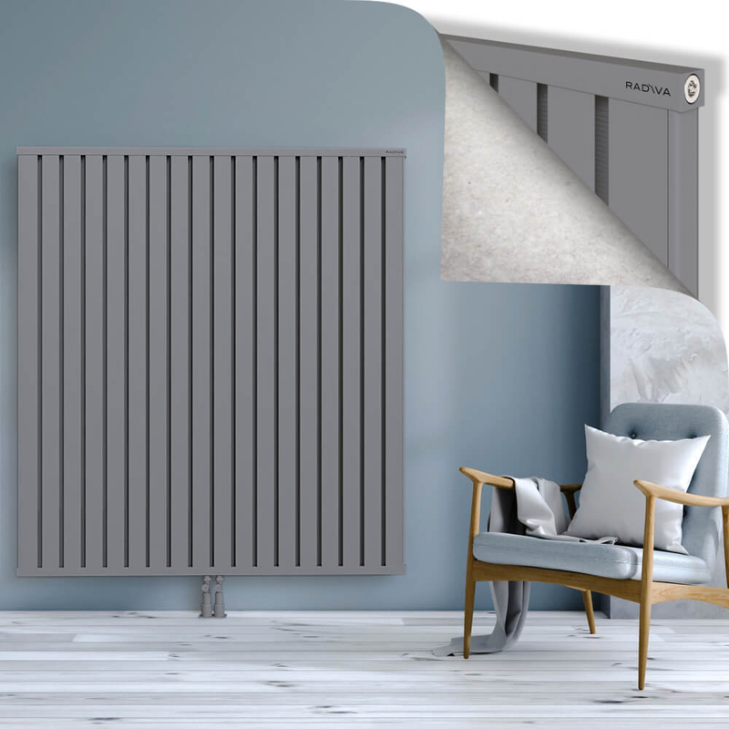 OBI Dekoratif Alüminyum Radyatör 1600x1444 Gri