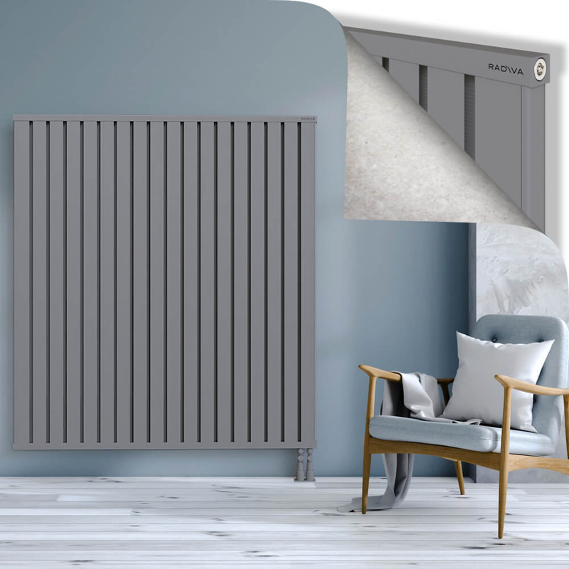 OBI Dekoratif Alüminyum Radyatör 1600x1444 Gri