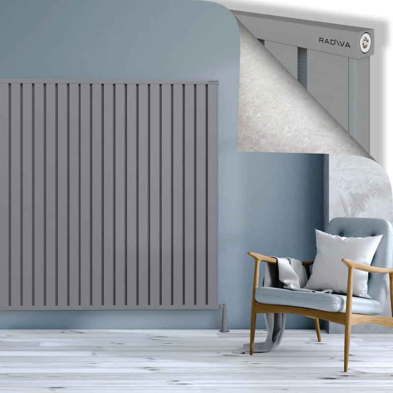 OBI Dekoratif Alüminyum Radyatör 1600x2804 Gri