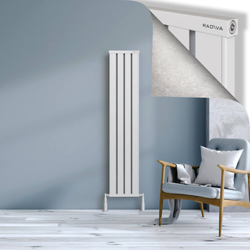 Radiva - Obi Dekoratif Alüminyum Radyatör 1600x324 Beyaz