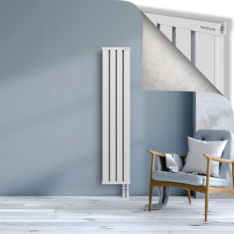 OBI Dekoratif Alüminyum Radyatör 1600x324 Beyaz