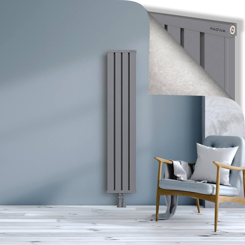 OBI Dekoratif Alüminyum Radyatör 1600x324 Gri