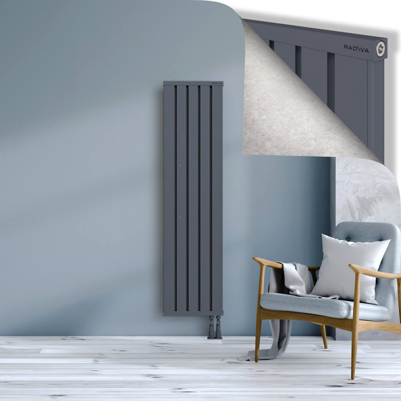OBI Dekoratif Alüminyum Radyatör 1600x404 Antrasit