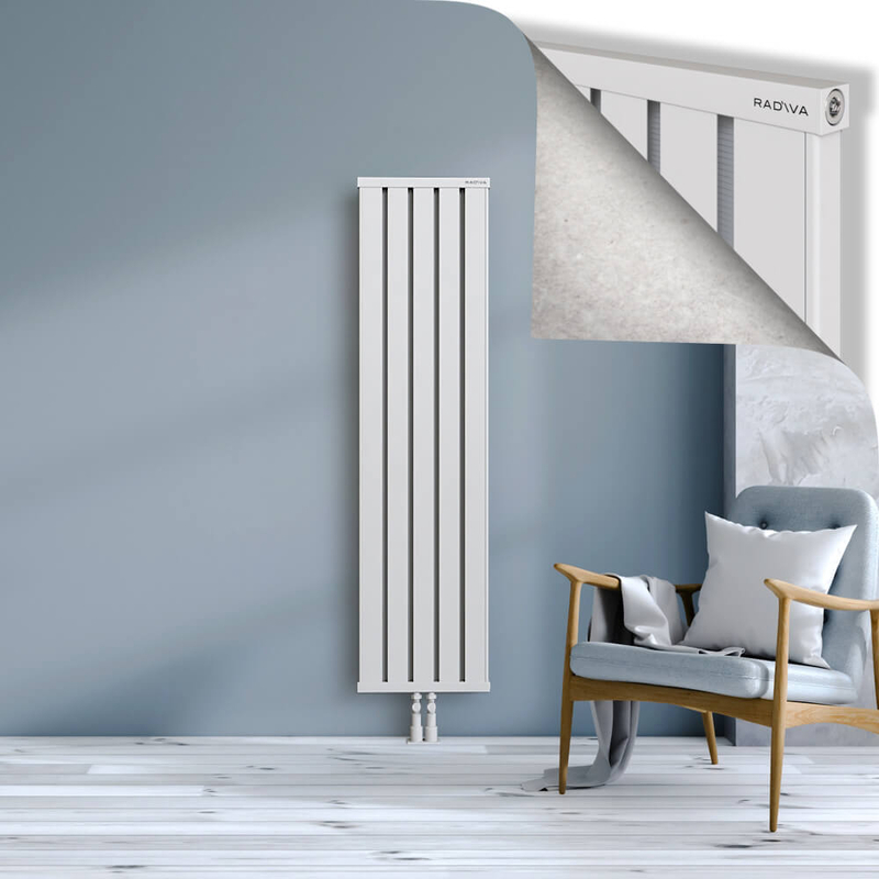 OBI Dekoratif Alüminyum Radyatör 1600x404 Beyaz