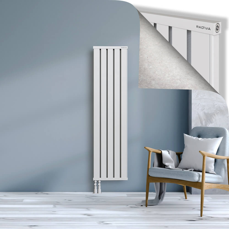 OBI Dekoratif Alüminyum Radyatör 1600x404 Beyaz