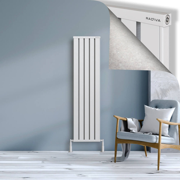 Radiva - Obi Dekoratif Alüminyum Radyatör 1600x404 Beyaz
