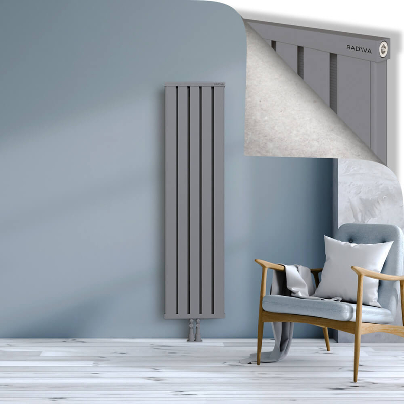 OBI Dekoratif Alüminyum Radyatör 1600x404 Gri