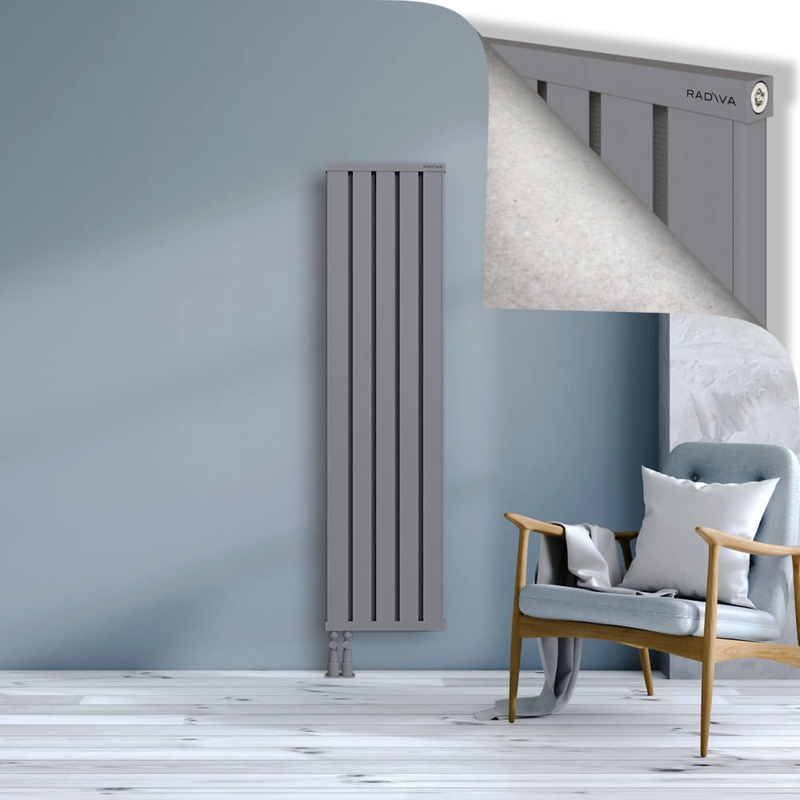 OBI Dekoratif Alüminyum Radyatör 1600x404 Gri