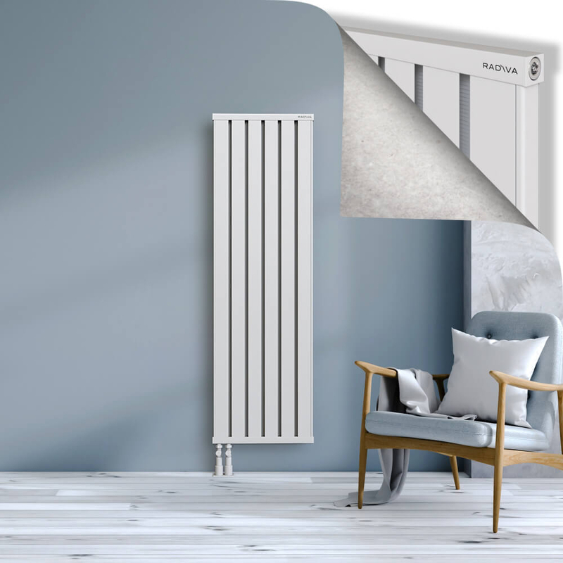 OBI Dekoratif Alüminyum Radyatör 1600x484 Beyaz