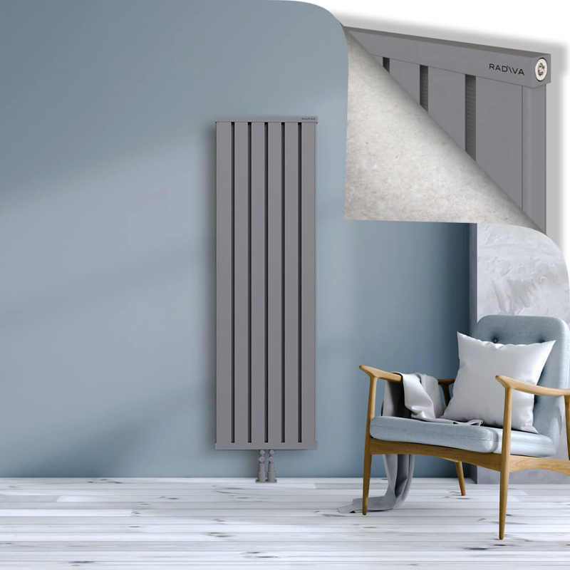 OBI Dekoratif Alüminyum Radyatör 1600x484 Gri