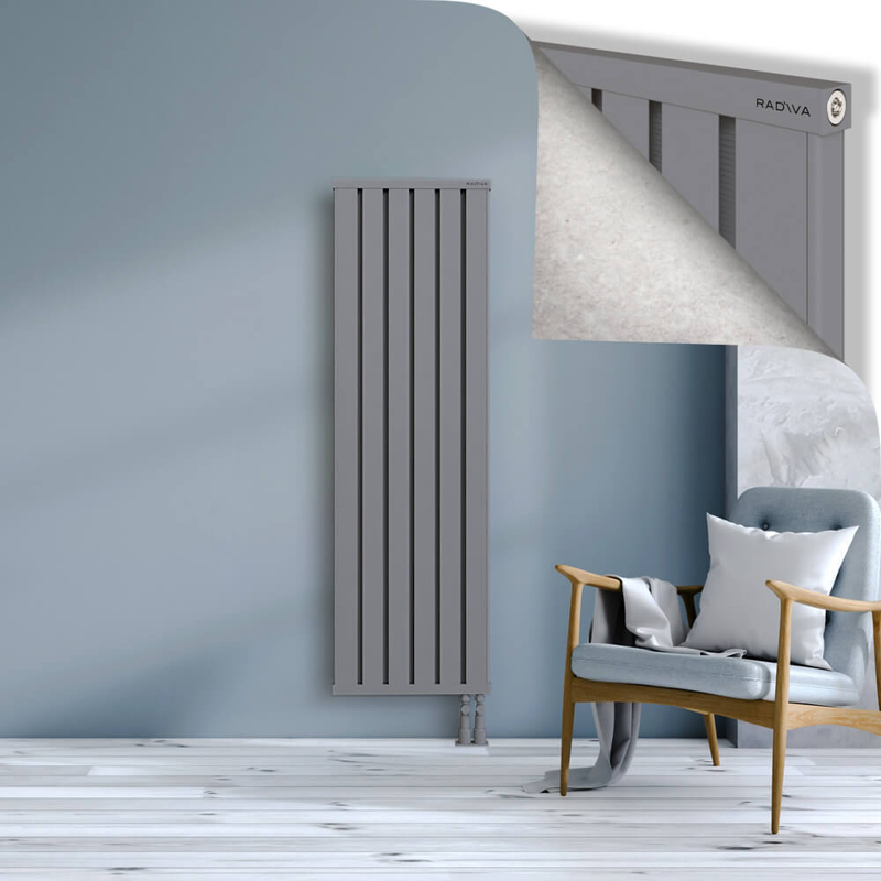 OBI Dekoratif Alüminyum Radyatör 1600x484 Gri