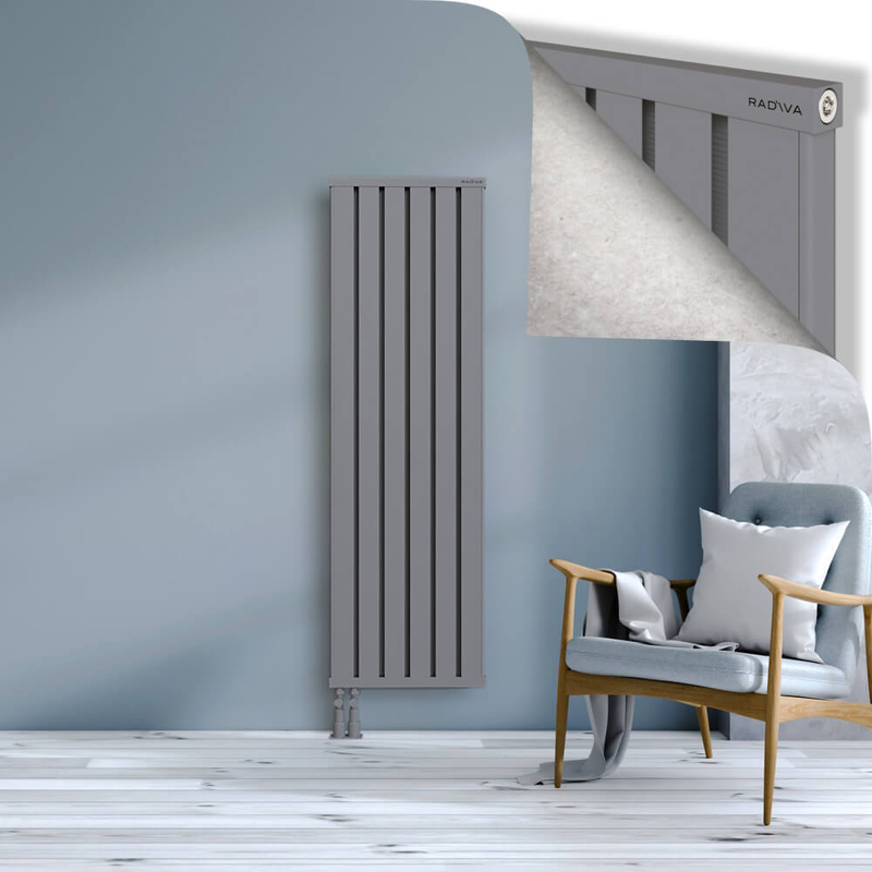 OBI Dekoratif Alüminyum Radyatör 1600x484 Gri
