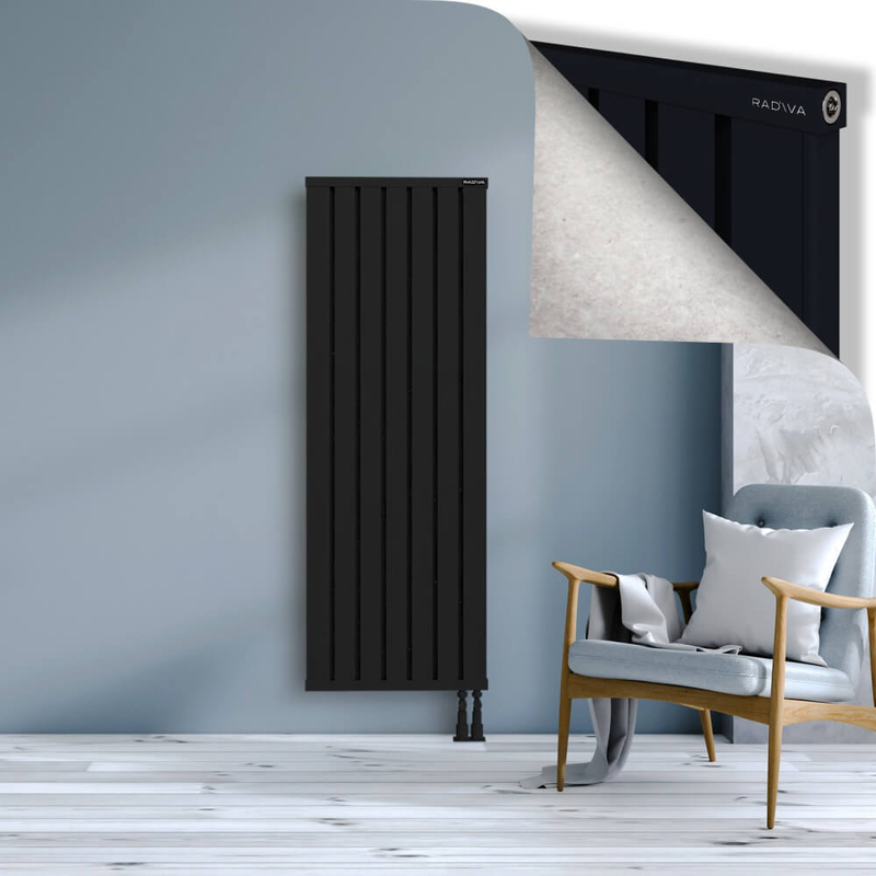 OBI Dekoratif Alüminyum Radyatör 1600x564 Siyah