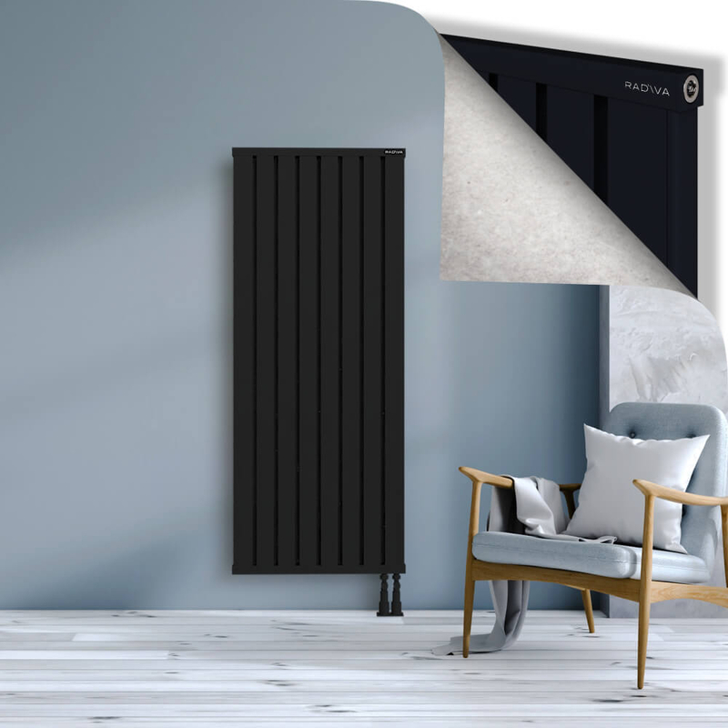OBI Dekoratif Alüminyum Radyatör 1600x644 Siyah