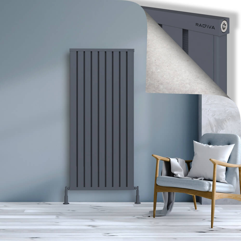 OBI Dekoratif Alüminyum Radyatör 1600x724 Antrasit
