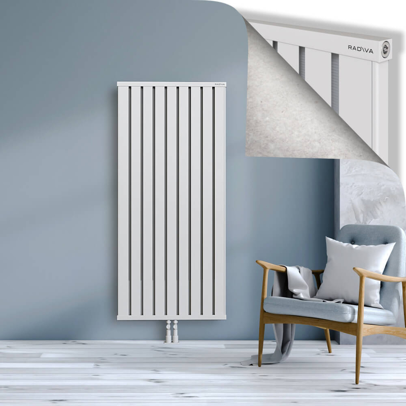 OBI Dekoratif Alüminyum Radyatör 1600x724 Beyaz