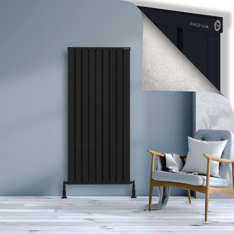 OBI Dekoratif Alüminyum Radyatör 1600x724 Siyah