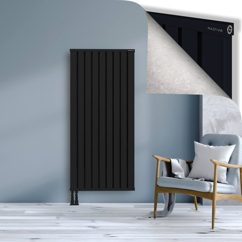 OBI Dekoratif Alüminyum Radyatör 1600x724 Siyah